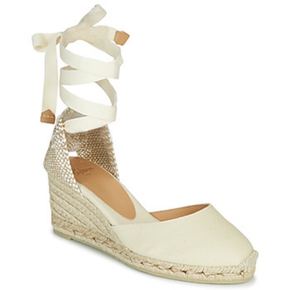 Castaner espadrille wedge US size 9 in ivory